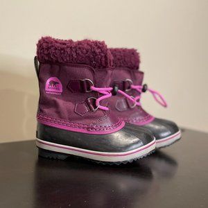 Sorel Yoot Kids Snow Boots Size 12 Purple Dahlia/Foxglove